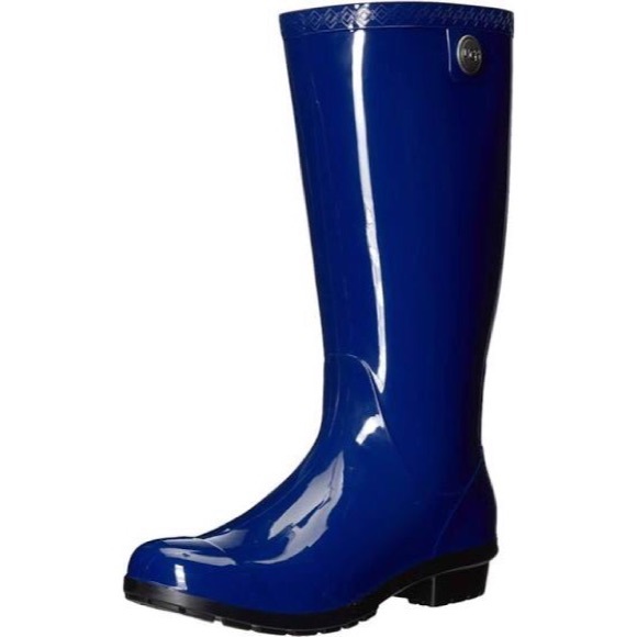 UGG Shoes - 🆕Shaye Rubber Shearling Lined Glossed RainBoots